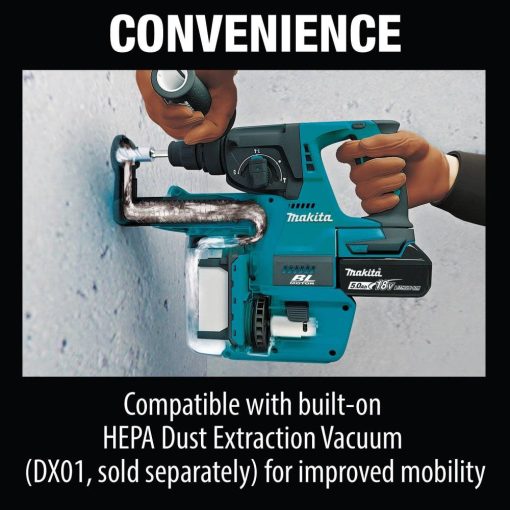 18V LXT Lithium-Ion Brushless Cordless 1 In. Rotary Hammer Kit (5.0Ah) - Image 2