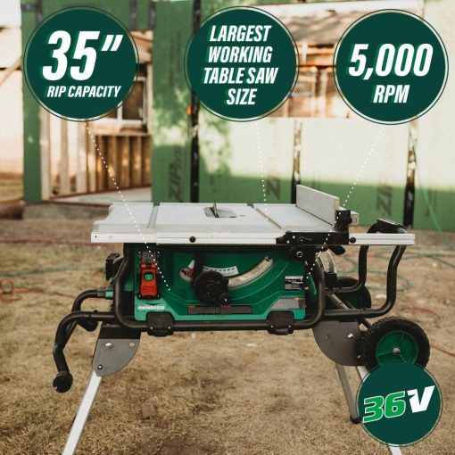 36V MultiVolt Table Saw 10" Brushless (Tool Body Only) - Image 2