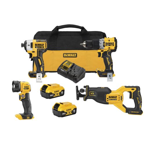 20V MAX XR® Brushless Cordless 4-Tool Combo Kit With 5.0Ah Batteries - Image 2