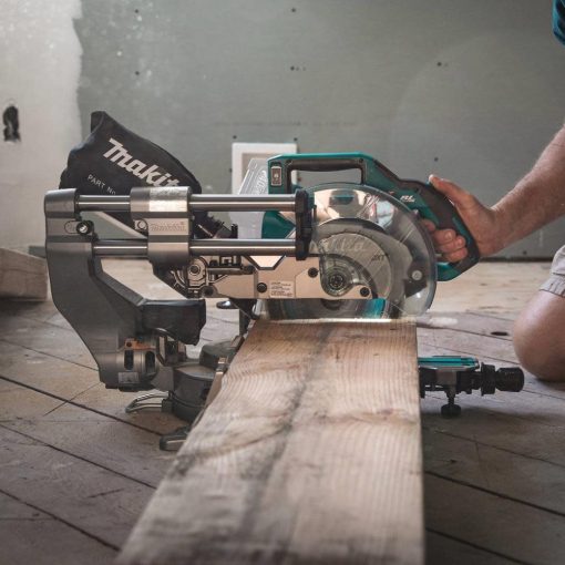Makita 40V max XGT Dual Bevel Sliding Compound Miter Saw 8 1/2" AWS Capable Bare Tool - Image 3