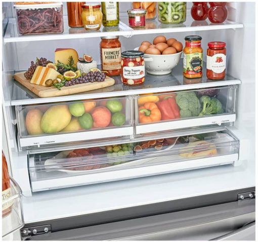 LG 23 Cu. Ft. PrintProof Stainless Steel InstaView Door-In-Door Counter-Depth Refrigerator - Image 10