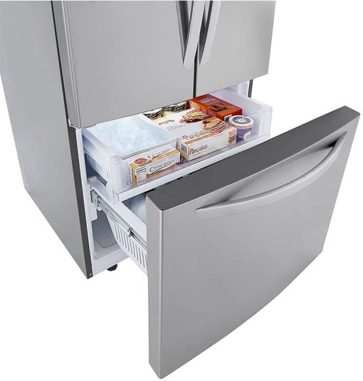 LG 25 Cu. Ft. PrintProof Stainless Steel French Door Refrigerator - Image 10