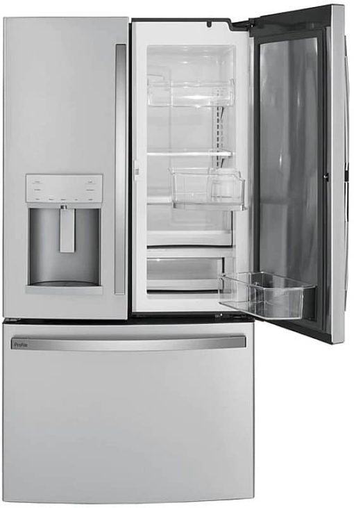 GE Profile ADA 27.7 Cu. Ft. Fingerprint Resistant Stainless Steel French-Door Refrigerator With Door In Door And Hands-Free AutoFill - Image 7
