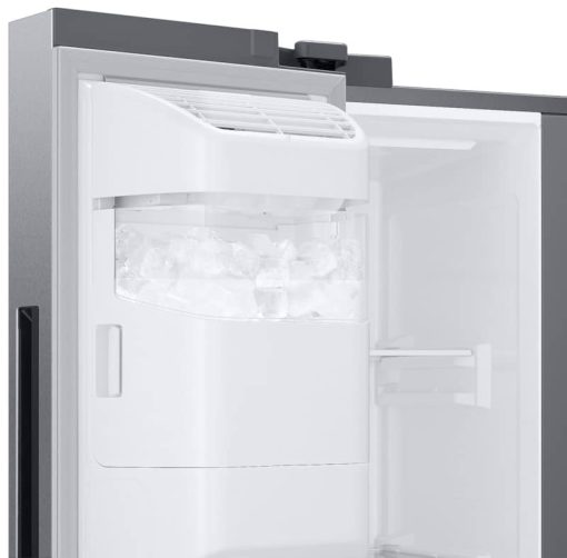 Samsung 21.5 Cu. Ft. Fingerprint Resistant Stainless Steel Counter Depth Side-By-Side Refrigerator With Touch Screen Family Hub - Image 10
