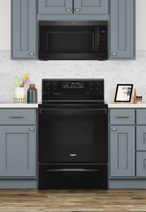 Whirlpool 5.3 Cu. Ft. Black Electric Range With Frozen Bake Technology - Image 9