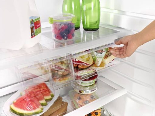 Whirlpool ADA 28" Monochromatic Stainless Steel Top Freezer Refrigerator - Image 10