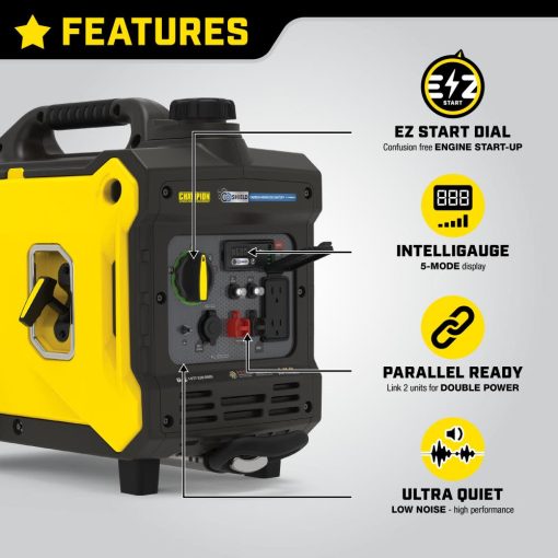 Champion 3500-Watt Inverter Generator with Quiet Technology and CO Shield - Image 7