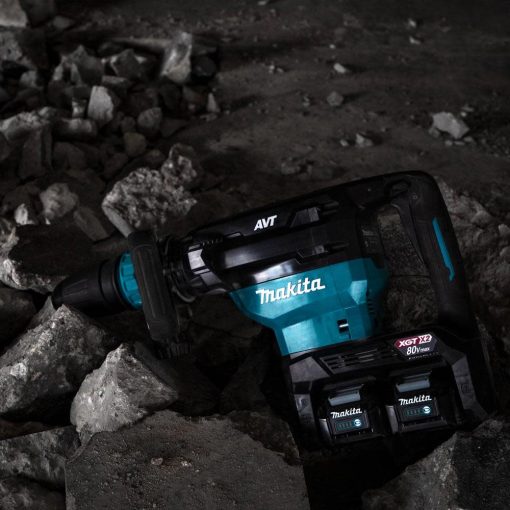 Makita 80V max (40V max X2) XGT 28 lb. AVT Demolition Hammer Kit accepts SDS MAX bits AWS Capable - Image 5