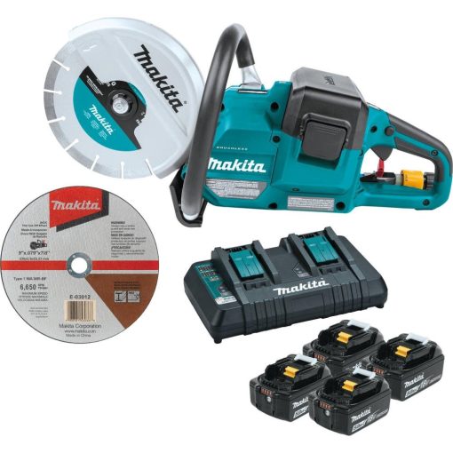 18V X2 (36V) LXT® Lithium-Ion Brushless Cordless 9" Power Cutter Kit, with AFT®, Electric Brake, 4 Batteries (5.0 Ah)