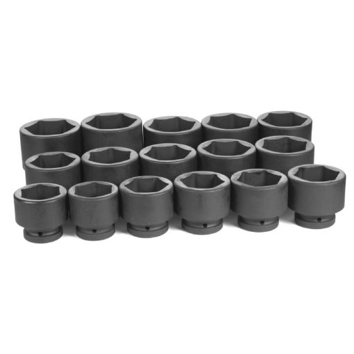 1" Dr. 16 Piece Fractional Set 2-1/16" - 3"
