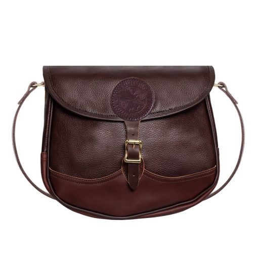 3 Liter Capacity Brown Medium Classic Pebbled Leather Purse