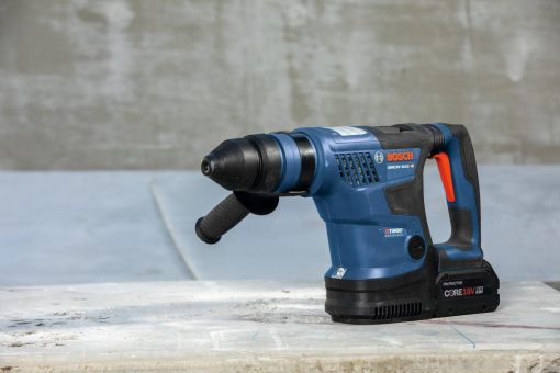 Bosch PROFACTOR 18V Bulldog 1 1/4" Rotary Hammer Kit Connected Ready SDS plus with 2 CORE18V 8Ah PROFACTOR Performance Batteries - Image 5