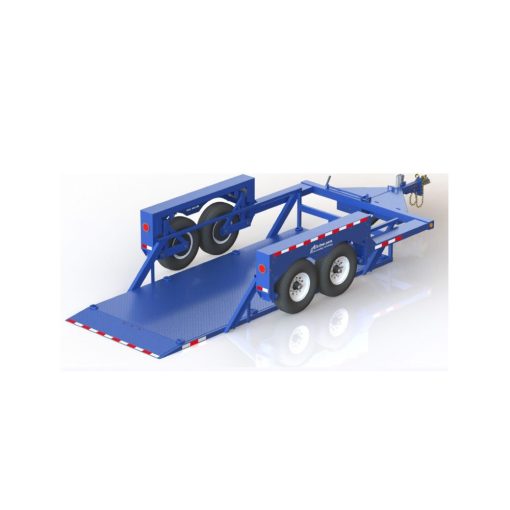 Air-Tow 16' Hydraulic Drop Deck Tandem Axle Flatbed Trailer - Image 2