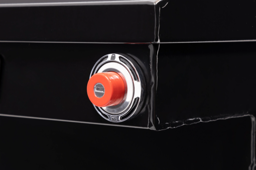 Weather Guard Saddle Truck Tool Box Steel Full Deep Gloss Black - Image 6