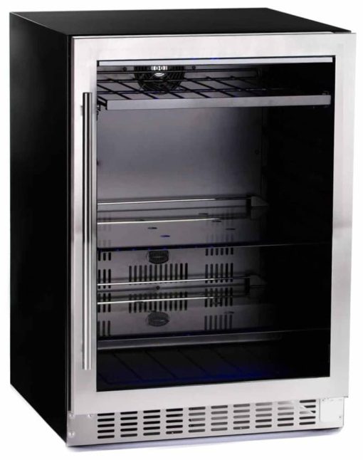 Azure 24" Stainless Steel Glass Door Beverage Center - Image 4