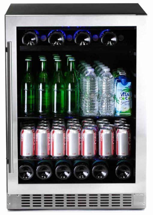 Azure 24" Stainless Steel Glass Door Beverage Center - Image 3