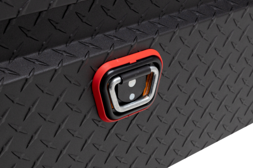 Weather Guard Saddle Truck Tool Box Aluminum Full Standard Textured Matte Black - Image 8
