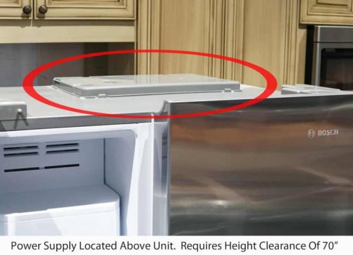 Bosch 300 Series 36" Anti-Fingerprint Stainless Steel Counter-Depth Side-By-Side Refrigerator - Image 9