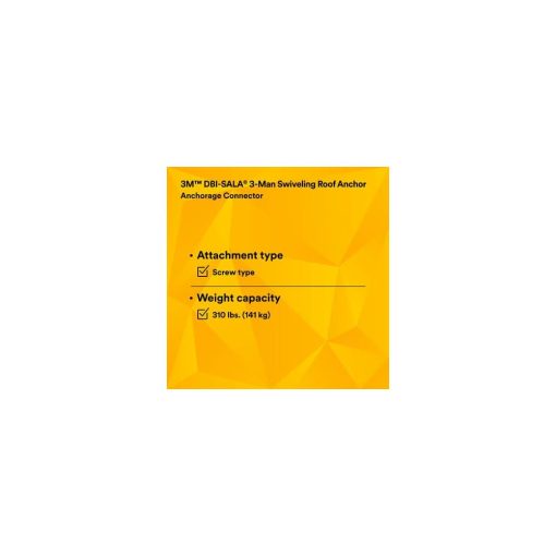 DBI Sala 3 Man Swiveling Roof Anchor - Image 11