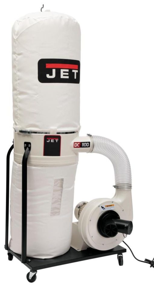 DC-1100VX-BK Dust Collector, 1.5 HP 1PH 115/230 V, 30-Micron Bag Filter Kit