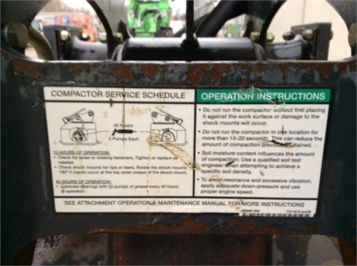 Bobcat Vibratory Compactor PCF64 - 2014 Used - Image 5