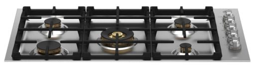 Bertazzoni Master Series 36" Stainless Steel Drop-In Gas Cooktop With 5 Burners