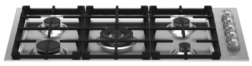 Bertazzoni Master Series 36" Stainless Steel Drop-In Gas Cooktop With 5 Burners
