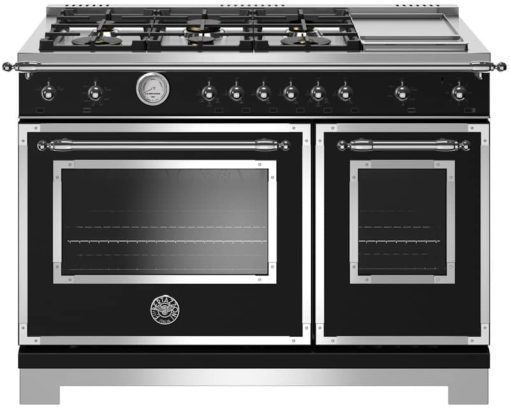 Bertazzoni Heritage Series 48" Matte Black Gas Range