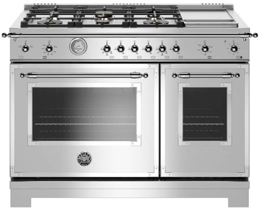 Bertazzoni Heritage Series 48" Stainless Steel Gas Range