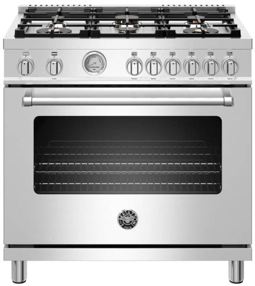 Bertazzoni Master Series 36" Stainless Steel Liquid Propane Gas Range