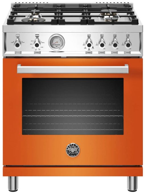 Bertazzoni Professional Series 30" Orange Natural Gas Range