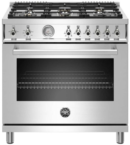Bertazzoni Professional Series 36" Stainless Steel Liquid Propane Gas Range