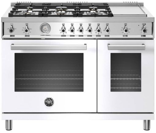 Bertazzoni Professional Series 48" White Natural Gas Range