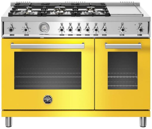 Bertazzoni Professional Series 48" Yellow Natural Gas Range