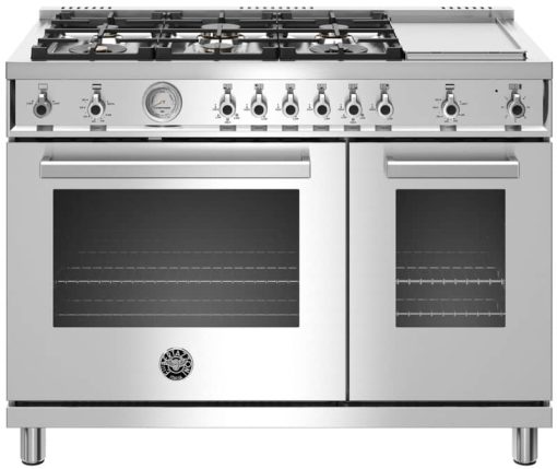 Bertazzoni Professional Series 48" Stainless Steel Liquid Propane Gas Range