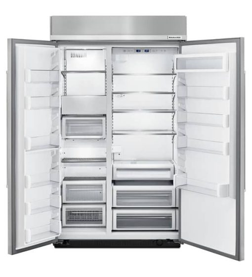 KitchenAid 30 Cu. Ft. PrintShield Stainless Steel Built-In Side-By-Side Refrigerator - Image 2