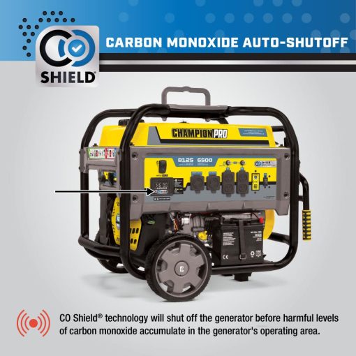 Champion PRO Generator 6500 Watt Professional Grade Portable with CO Shield & Electric Start - Image 10