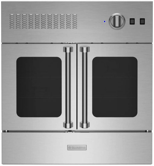 BlueStar 30" Stainless Steel French Door Convection Gas Wall Oven
