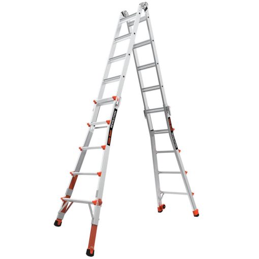 Revolution M22 Aluminum Type-1A 300lb Telescoping Multi-Position Ladder with Ratchet Leg Leveler - Image 2