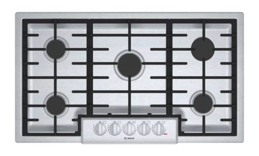 Bosch ADA 800 Series 36" Stainless Steel Gas Cooktop