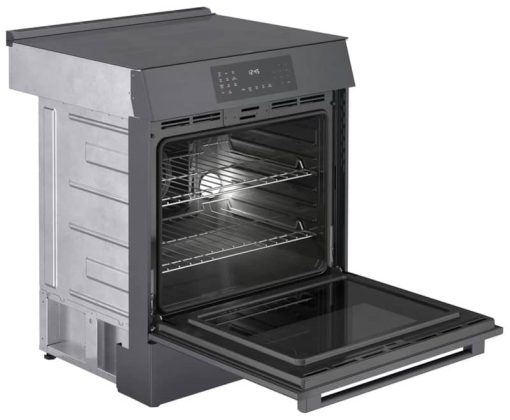Bosch 800 Series 30" Black Stainless Steel Industrial Style Slide-In Induction Range - Image 4