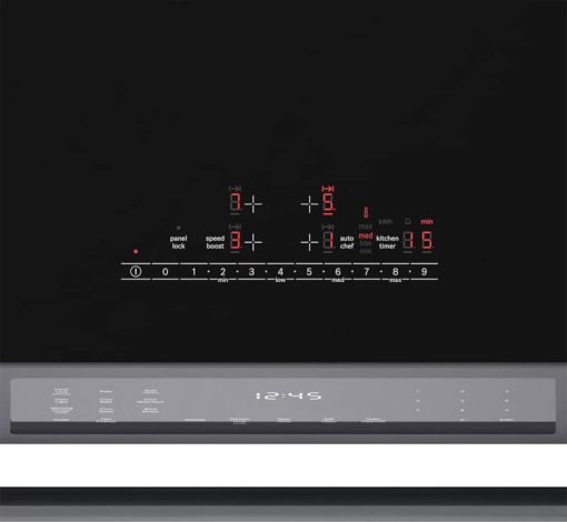 Bosch 800 Series 30" Black Stainless Steel Industrial Style Slide-In Induction Range - Image 6