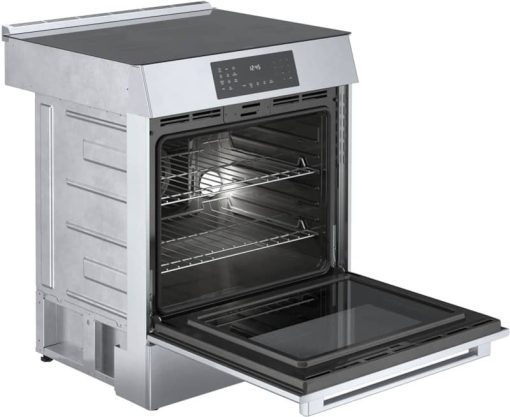 Bosch 800 Series 30" Stainless Steel Industrial Style Slide-In Induction Range - Image 4