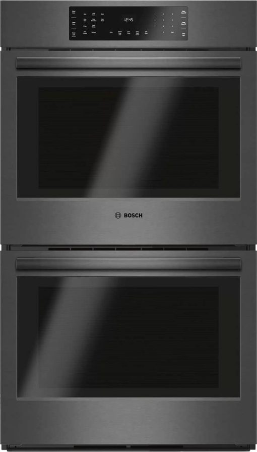 Bosch 800 Series 30" Black Stainless Steel Electric Built-In Double Wall Oven