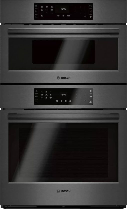 Bosch 800 Series 30" Black Stainless Steel Speed Combination Oven