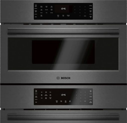 Bosch 800 Series 30" Black Stainless Steel Speed Combination Oven - Image 2