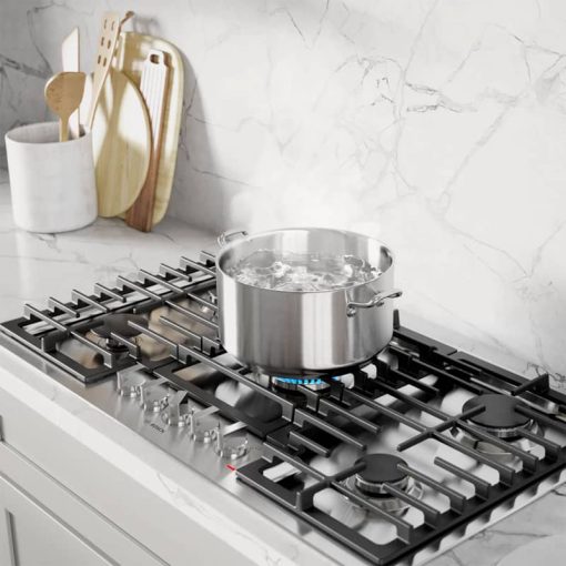 Bosch 500 Series 36" Stainless Steel Gas Cooktop - Image 6