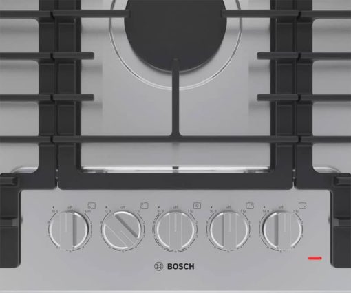 Bosch 500 Series 36" Stainless Steel Gas Cooktop - Image 2