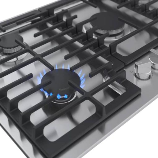 Bosch 500 Series 36" Stainless Steel Gas Cooktop - Image 3