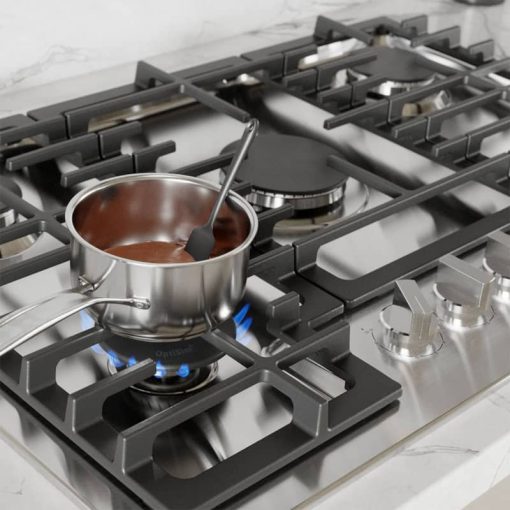 Bosch 500 Series 36" Stainless Steel Gas Cooktop - Image 8